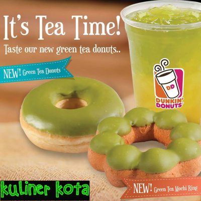 dunkin donuts green tea