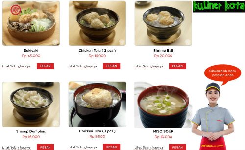 menu soup sukiyaki hoka hoka bento