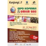 Expo Koperasi & UMKM Grand City Surabaya 18-22 November 2015